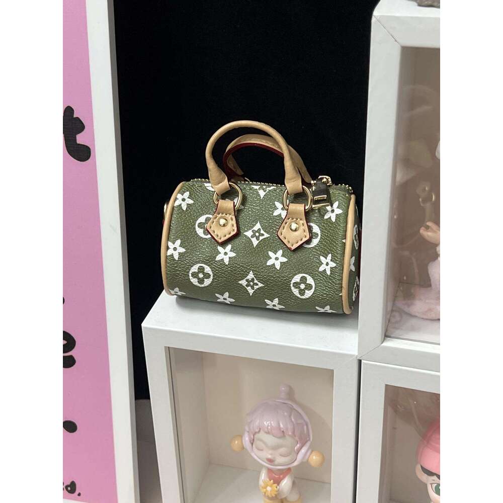 Mini Bag Pendant Presbyopic Pillow Earphone Keychain Neck Strap Live Streaming Matching PU