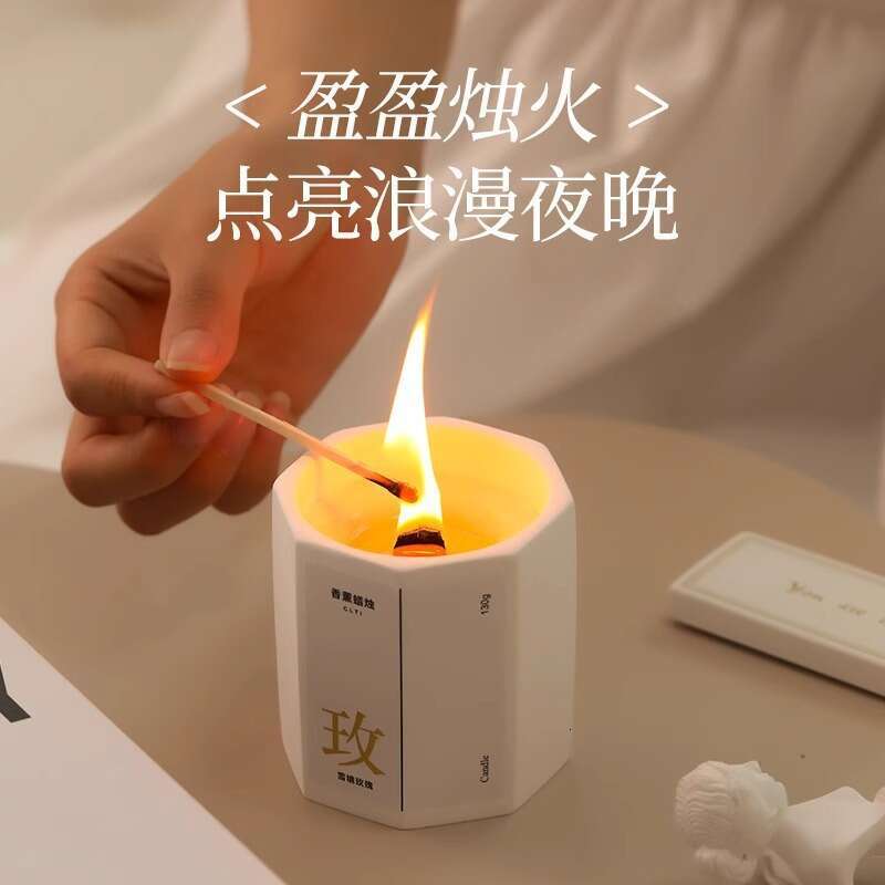 Osmanthus Scented Candle Bedroom Home Indoor Long-lasting Fragrance for Women Ambiance Light Scent High-end Gift Essential Oil W260303
