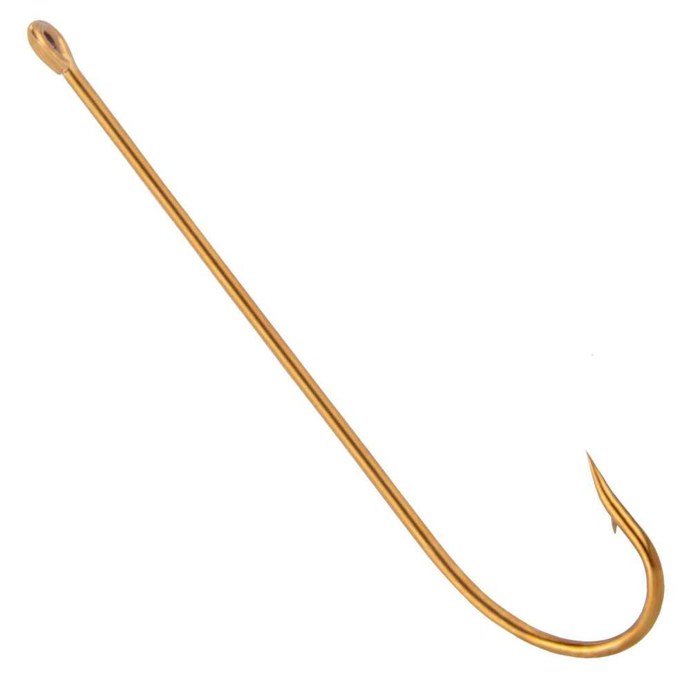 Long Shank Aberdeen Offset High Carbon Steel Fishing Hook Live Bait Freshwater Walleye Trout Bass Catfish Z260228