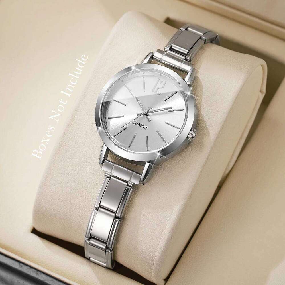 Fashion Simple Alloy Thin Strap Analog Quartz Watches Ladies Casual Arabic Dial Wristwatch Relogio FemininoWithout Box XJ260303