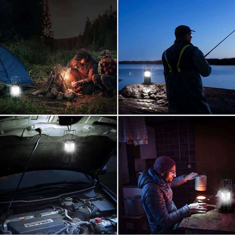 LED Mini Tent Lamp Portable Telescopic Torch Lantern Waterproof Emergency Outdoor Light Camping special purpose S260302