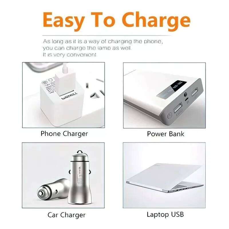 300W Rechargeable Camping LED Portable Emergency Bulb Lights USB Battery Bright Flashlight Outdoor Lantern with Hook S260302