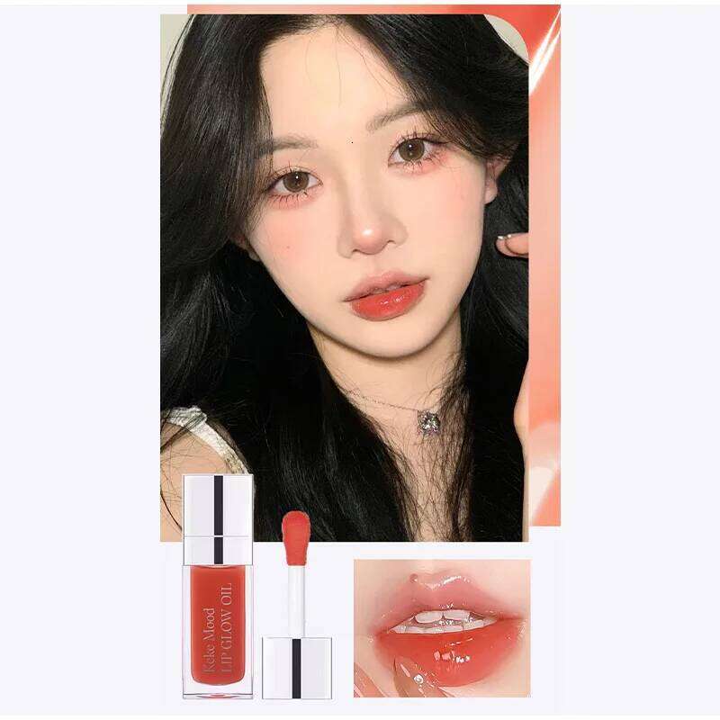 Clear Crystal Gloss Oil,Hydrating Plumping Lipstick,Tinted Lip Plumper,Water Glow Moisturizing Lipgloss,Long-lasting Makeup H260302