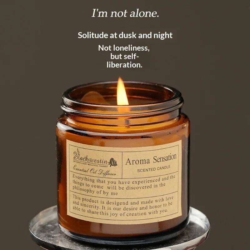 Aromatic candles Incense Indoor Long lasting Bedroom Fragrance Essential Oil Aromatherapy Candle W260303