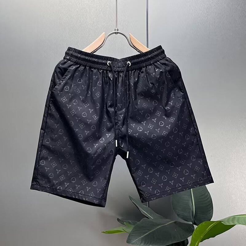 Luxury Brand Designer Clothes S77 Ice Silk Shorts P15/Black, Green, Khaki M-3Xl Thin Khaki Version As Shown In The Picture