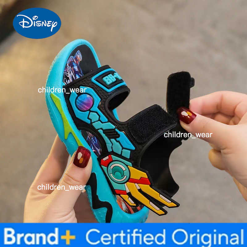 Disney Boys Sandals Summer Kids Shoes Toddler Baby Boys Sandals Infant Casual Beach Children Outdoor Black Shoes H260303