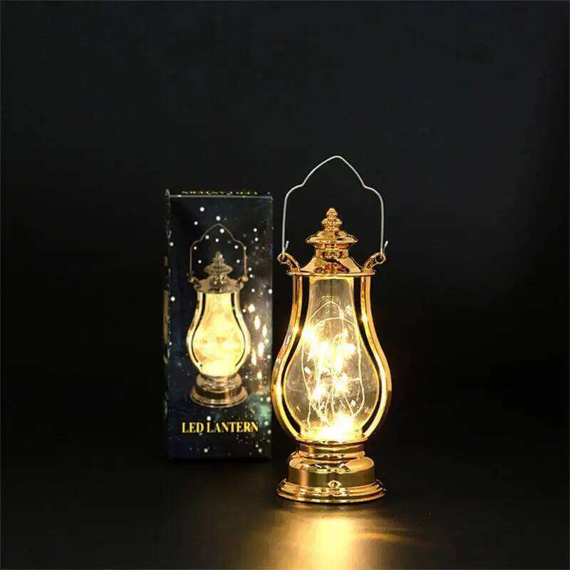 Retro Kerosene Night Art Decorate Light Fairy Lights Portable Small Oil Lamp Decorative Lantern S260302