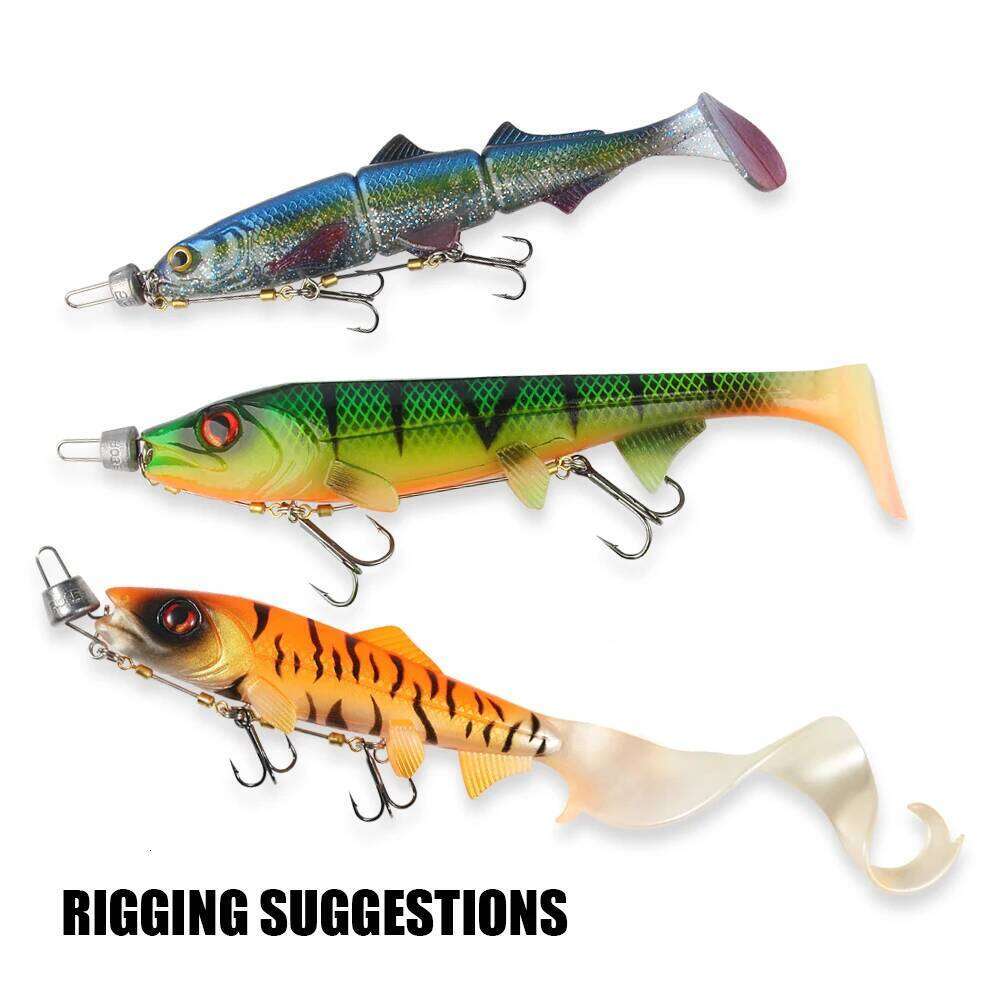 Spinpoler Multi-Depth Pike Stinger Rigs Fishing Hook #6 #1/0 #2/0 With Sinker Weight 5g 7g 10g 15g 20g Systerm Kit For Swimbait Z260228