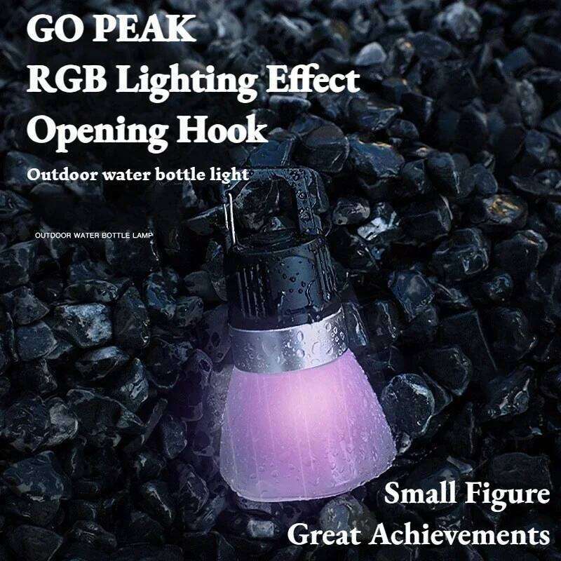 MOUNTAINHIKER GOPEAK 450mAH Atmosphere Outdoor Camping Hiking Water Bottle Hanging Ceiling Light Flashlight S260302