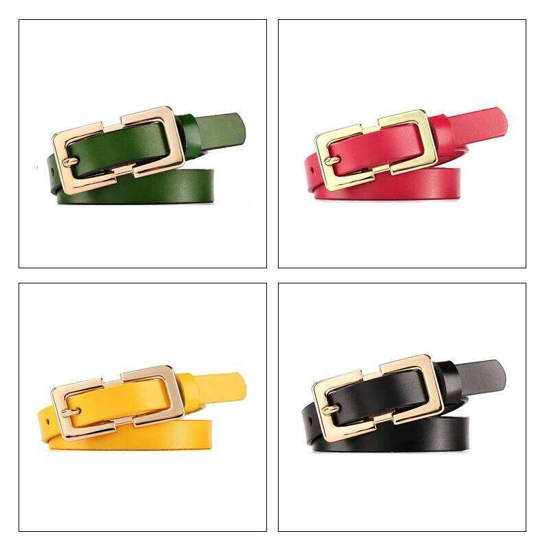 MaiKun Designer Female Original Leather Belts For Women Golden Metal Pin Buckle Belt S260228