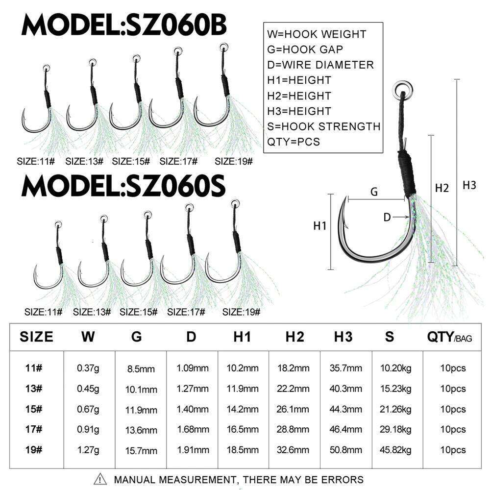 PROBEROS 30pcs High Carbon 11# 13# 15# 17# 19# Saltwater Freshwater Jig Hooks Carp Bass Fishing Tackle Accessories Z260228