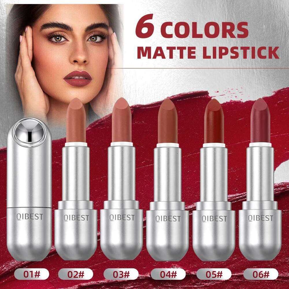 High Quality Professional Lipsticks Nude Matte Lipstick Long Lasting Moisturizing Makeup Sexy Red Lipgloss Tint Lips Cosmetics H260302