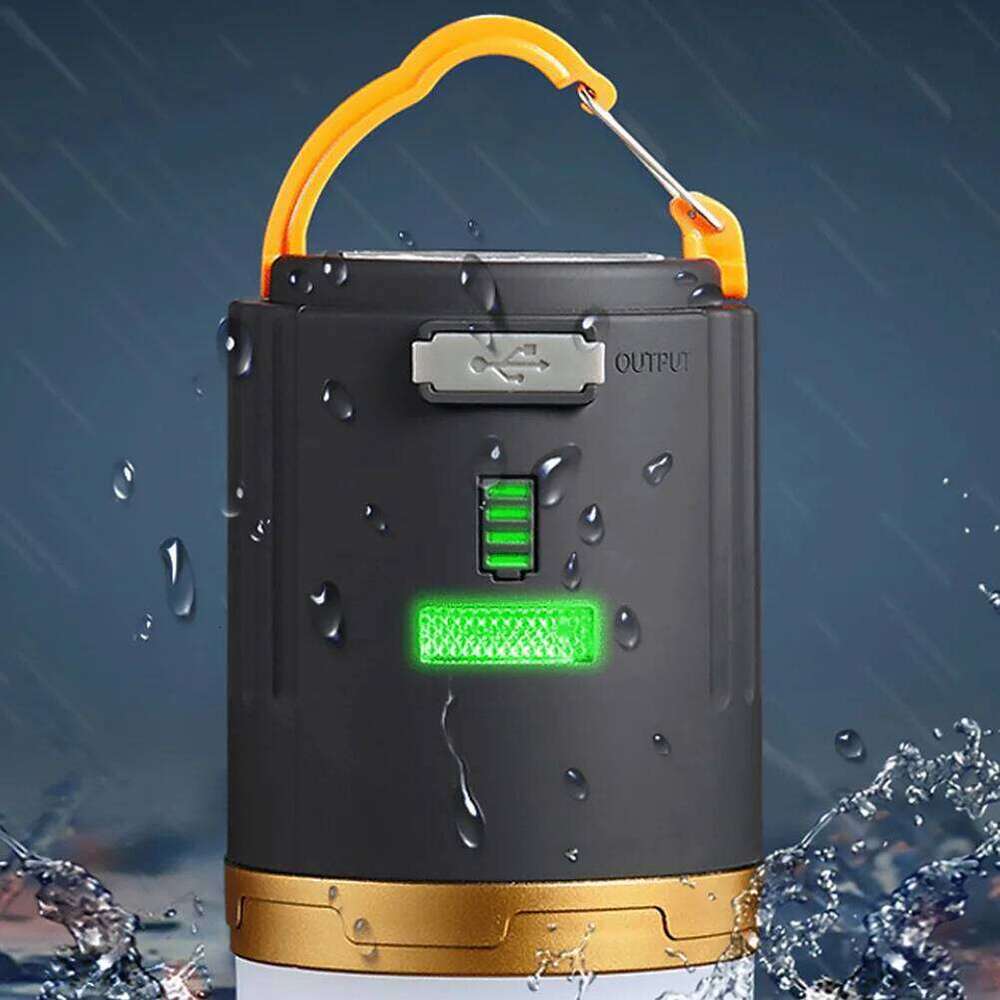 1 Set Led Tent Light Rechargeable Waterproof Camping Lamp Magnetic Hook Usb Portable Outdoor Travel Lighting Emergency S260302