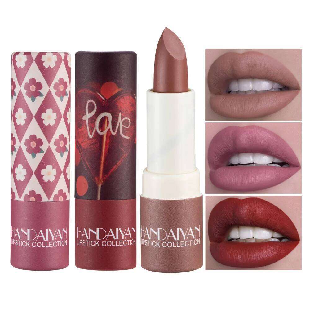 Matte Moisturizing Velvet Lipstick Edition Soft Smooth Nude Red Makeup Lip Stick Collection Waterproof Long-Lasting Cosmetics H260302