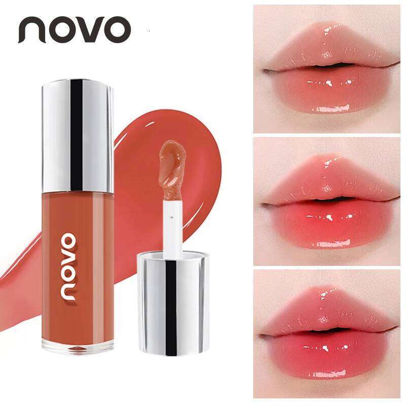 Mirror Glossy Lip Gloss Moisturizing Long-Lasting Non-Stick Cup Lipstick, Rich Color, Blush, Brightening And Plumping, H260302