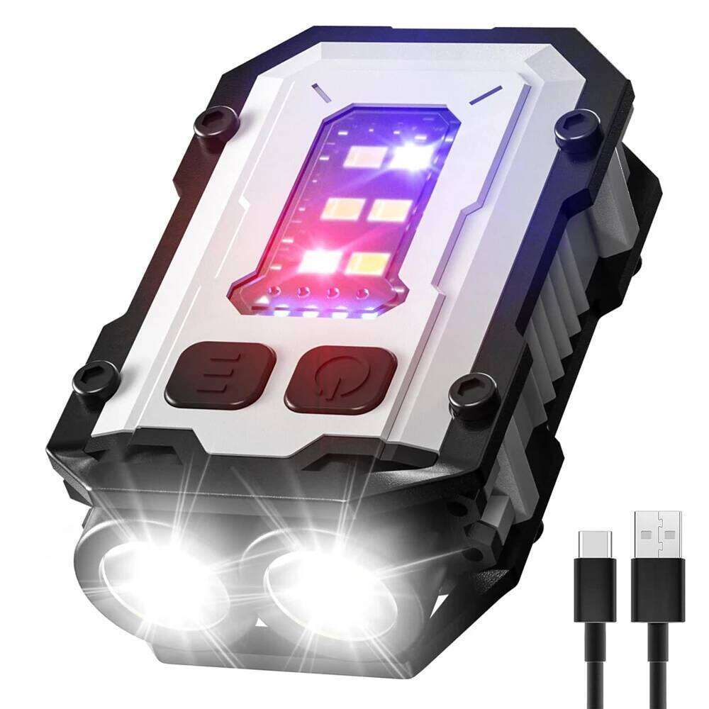 Powerful Pocket Torch Light Rechargeable Super Bright Multifunctional Linterna Magnetic COB LED EDC Mini Keychain Flashlight S260302