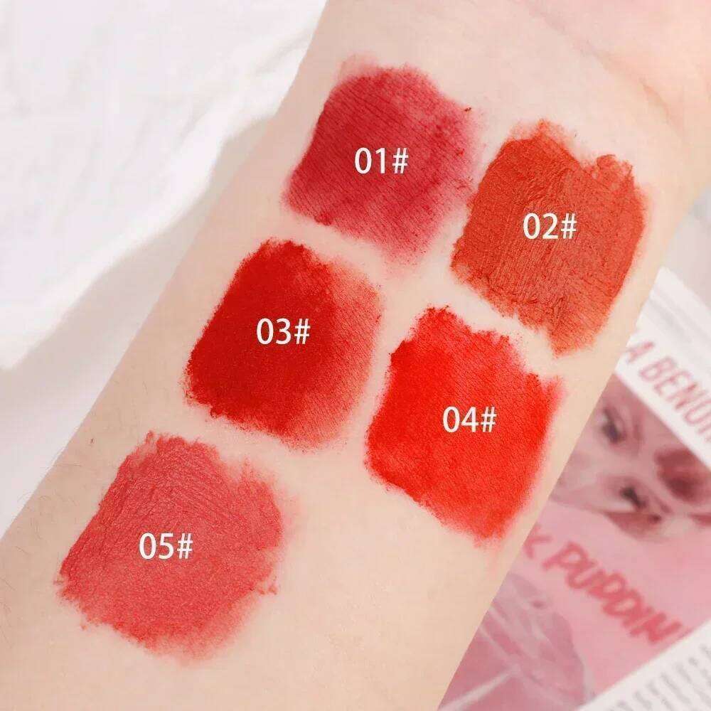 Waterproof Velvet Matte Air Lip Cream Moisturizing Long Lasting Easy To Color Non-stick Cup Tint Lipstick Korean Makeup Cosmetic H260302