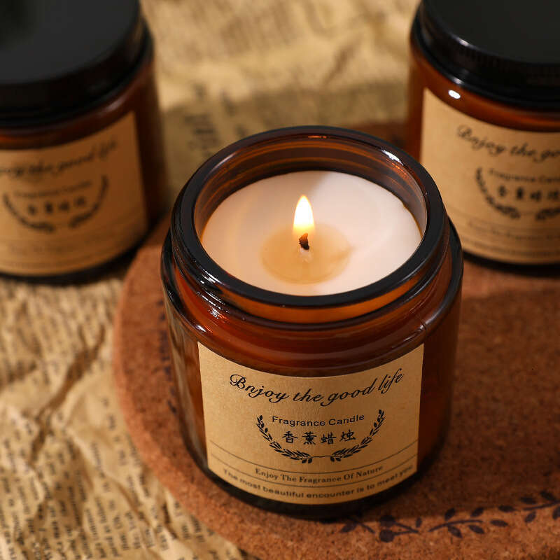 New DIY Handmade Soy Scented Smokeless Romantic Fragrance Candle Gift Cup Wax Manufacturer Wholesale W260303
