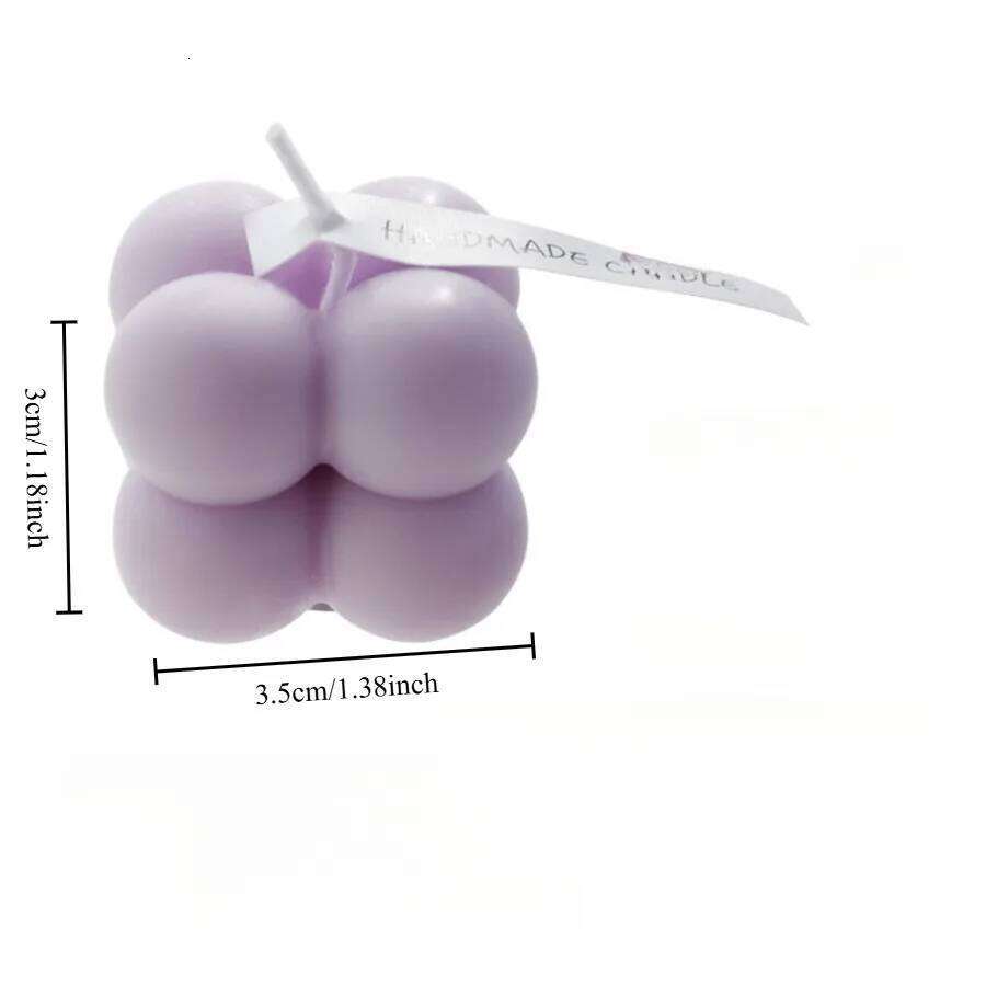 1pc Magic Cube Aromatherapy Candle Mini Home Decoration Creative Gifts for Valentine's Anniversary Mother's Day Wedding W260303