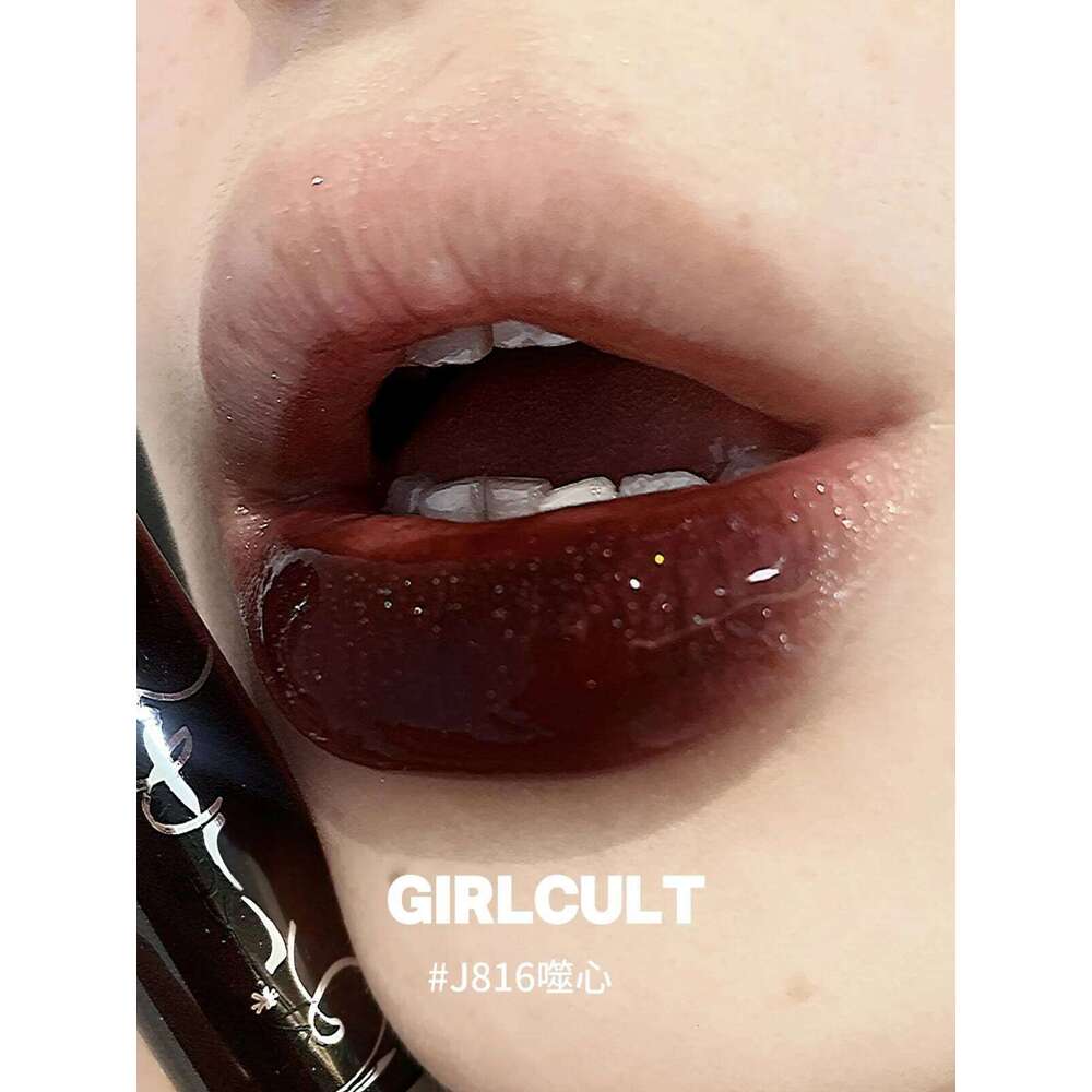 Girlcult Hmong Witch Glitter Lipgloss Matte Shimmer Gothic Dark Chameleon Long-lasting Sparkling Blue Smoky Lipstick Halloween H260302