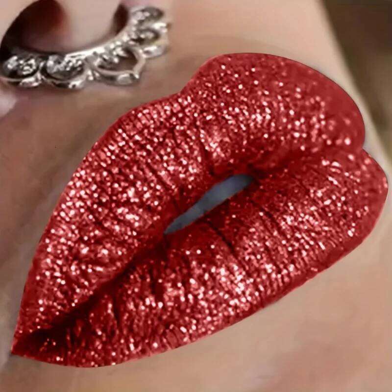 High pigmented Shiny lipstick, long-lasting, glossy waterproof lipstick - party stage role-playing Valentine's Day gift H260302