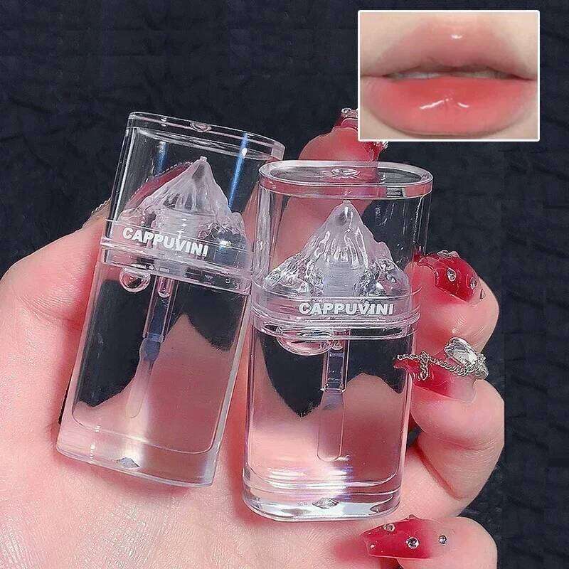 Ice Mountain Gloss Honey Oil Crystal Jelly Lip Glaze Moisturizing Transparent Waterproof Liquid Lips Makeup Cosmetics H260302
