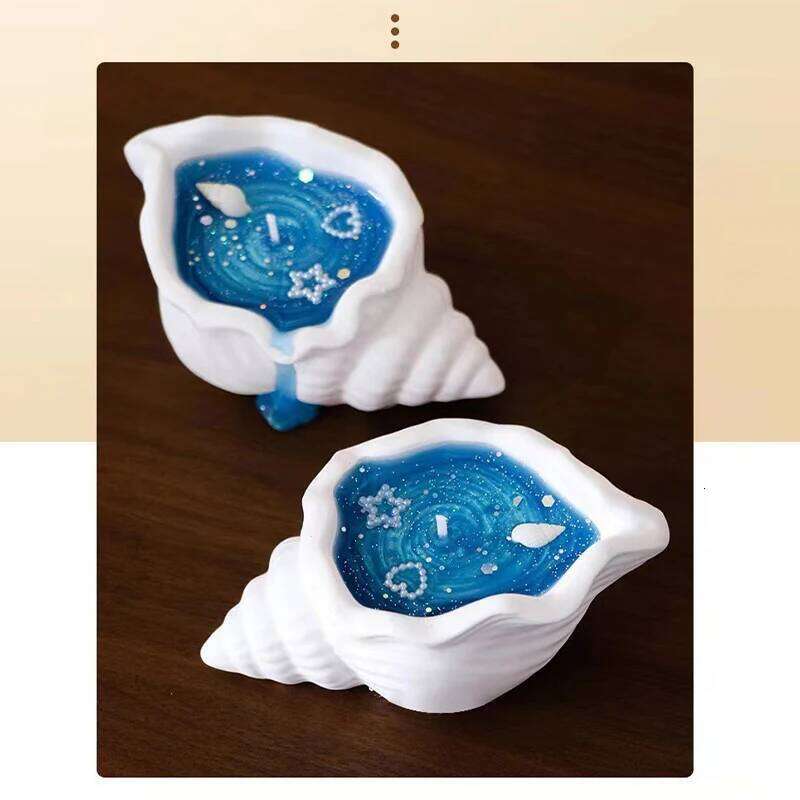 Conch Aromatherapy Creative Fragrance Shell Sea Star Handmade Jelly Candle Atmosphere Ocean Wind Birthday Companion Gift W260303