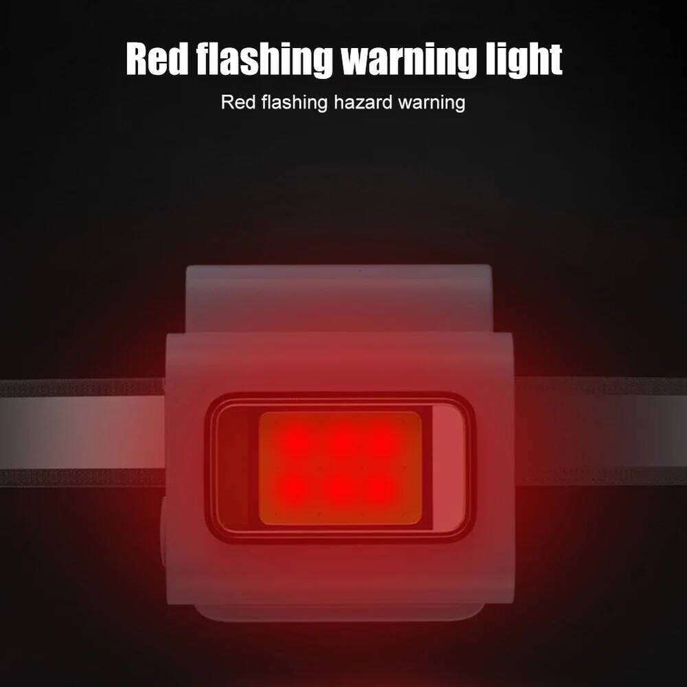2pcs Running Chest Lamp 800mAh 500LM COB LED Work Head Light 6 Modes IPX4 Waterproof Reflective Headband for Night Walking S260302