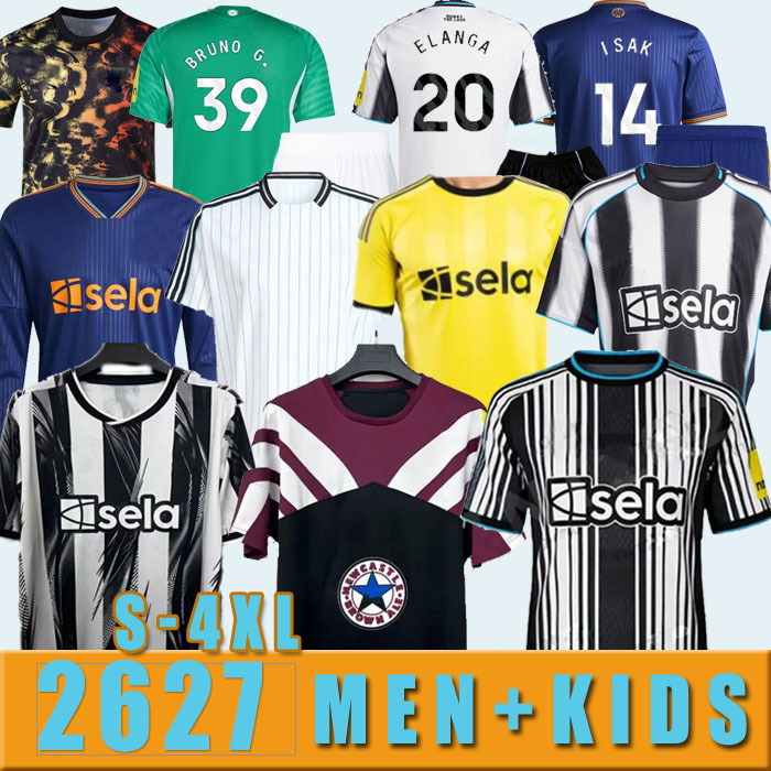 2026 2027 S-4XL Woltemade WISSA newcastl e soccer jerseys Elanga CARABAO CUP FINAL burn BARNES BRUNO G. Gordon MURPHY TONALI Football Shirt Home THIAW fans Player