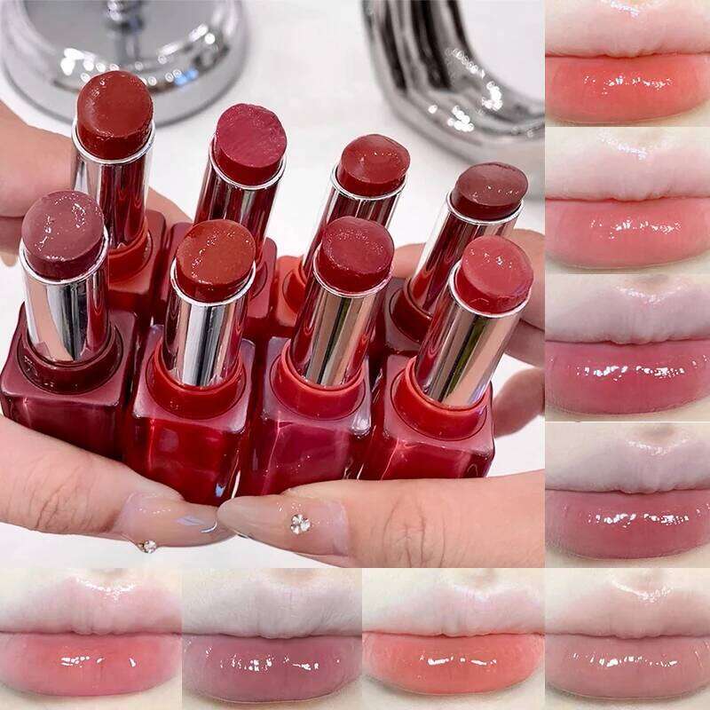 Gege Bear Mirror Gloss Lipstick Ice-Translucent Water-Gloss Finish, Plumping and Hydrating H260302