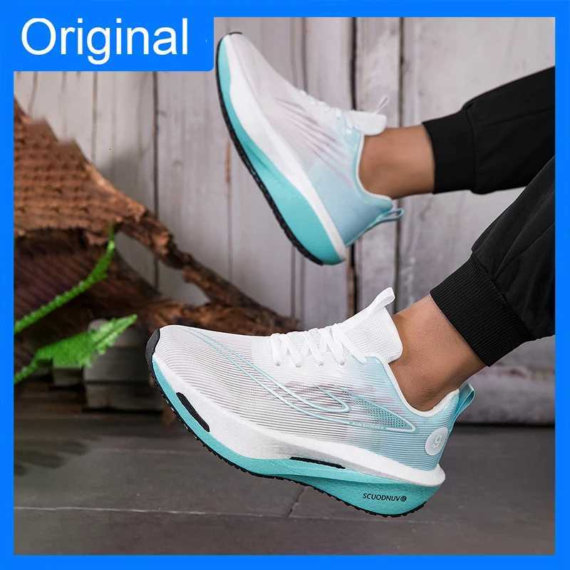 Unisex Sports Shoes Fashionable Lace Up Outdoor Running Fitness Shoes Flat Bottomed Durable Classic Mesh Breathable Tennis Shoes K260303