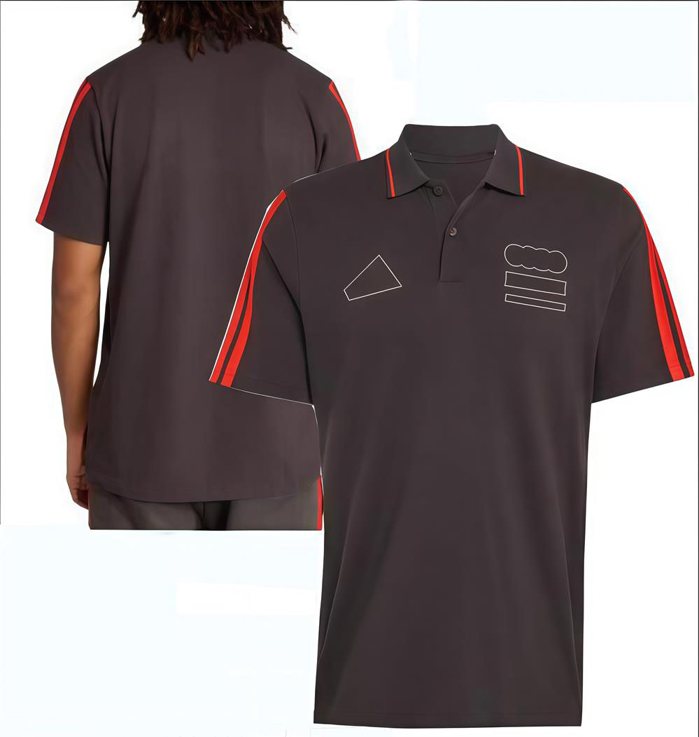 Mens F12026 Performance Polyester Polo Shirt - Race-Inspired Design
