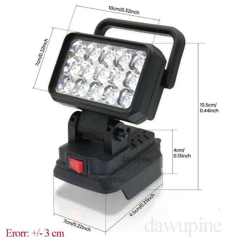 Power Tool Accessories For Makita 18V Li-ion Battery 15 Beads LED Working Light Emergency Lamp Flashlight Torch Spotlight BL1830 S260302