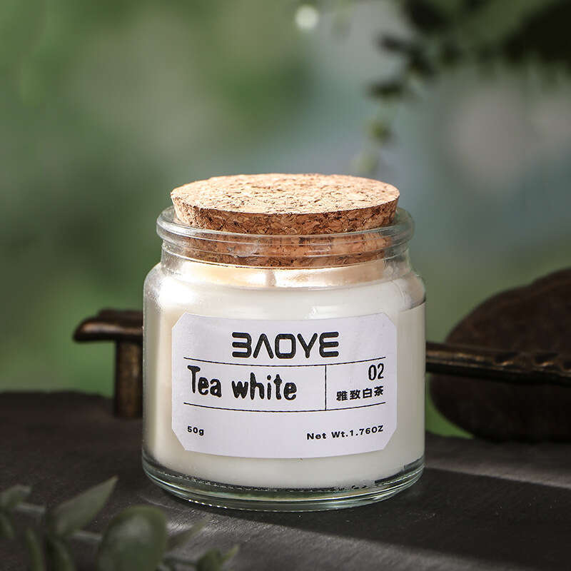 Aromatherapy Series Plant Soy Wax Tea Scent Indoor Decoration Diffuser Fragrance Candle Niche High-end Manufacturer W260303