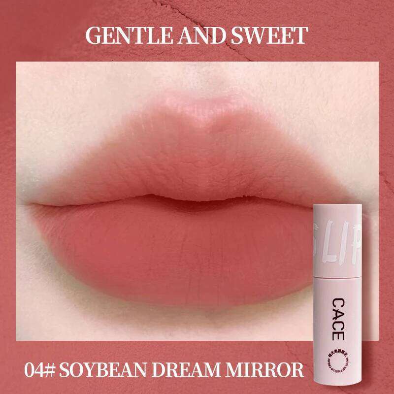 CACE Matte Mist Velvet Nude Liquid Lipstick Waterproof Lasting Lipgloss Non-stick Cup Sexy Tint Korean Cosmetics Lip Mud H260302