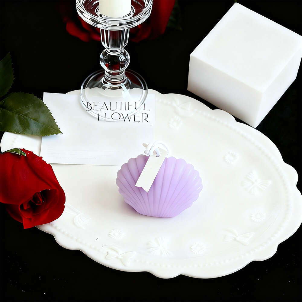 Little Shell Aromatherapy Candle Internet Celebrity Creative Design Fragrance Birthday Decoration Photography Prop Beautiful High Aesthetic W260303