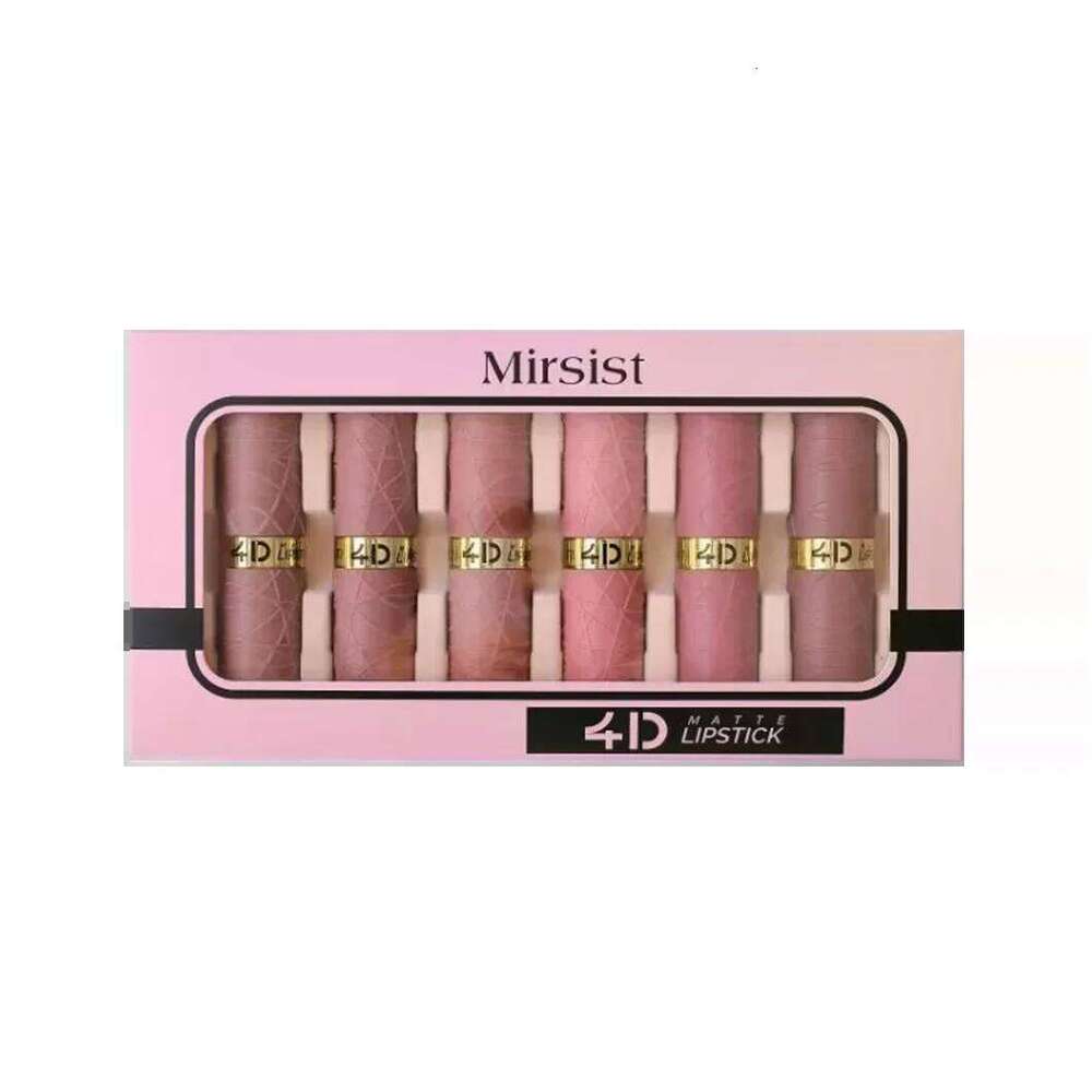 6Pcs Velvet Matte Lipstick Set Sexy Women's Tint Long-Lasting Waterproof Non-Stick Moisturizing Lip Cosmetics Makeup H260302
