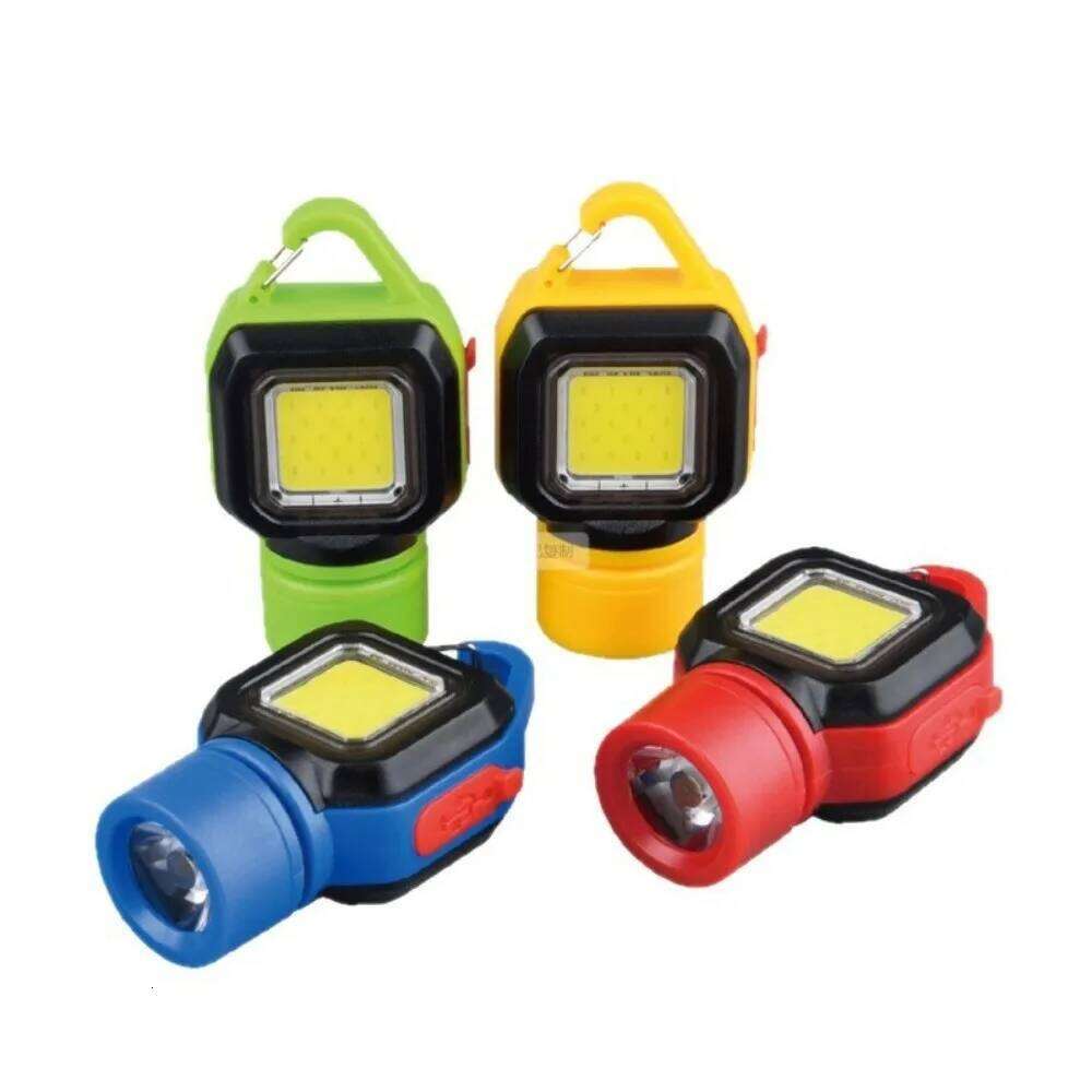 Rechargeable Outdoor Flashlight Multi-function Portable LED Mini Light Keychain S260302