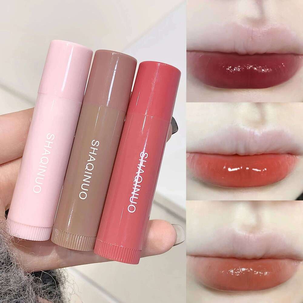 3pcs Moisturizing Lipstick Set Hydrating Tinted Balm Soft Tender Lip Dryness Improvement Plumping And Smooth Variety H260302