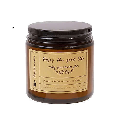 Aromatherapy Candle Home Bedroom Incense Sleep Aid Glass Bottle Fragrance Ornament Soy Wax Gift Box W260303