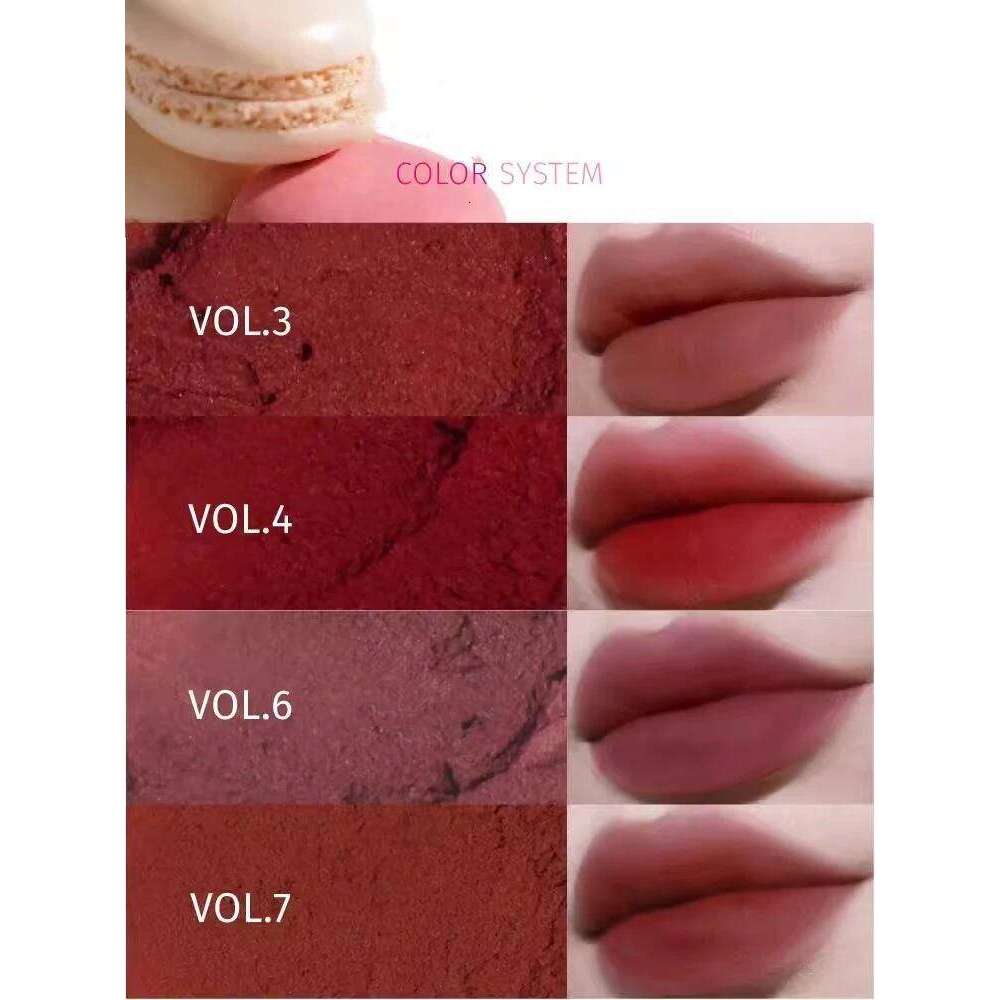 HYNTOOR Macaron Series Mud 22 Colors Matte Cloud Air Velvet Glaze Long-lasting Waterproof Lip Gloss Liquid Lipstick H260302