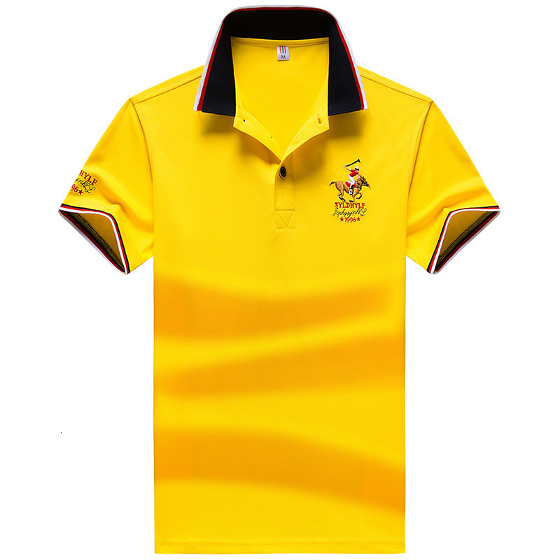 2026 Luxury Brand Designer Clothing Men's Short-Sleeve Polo Shirt 2019 New Style, Turn-Down Collar T-Shirt, Summer Business Casual Fashion, Horse