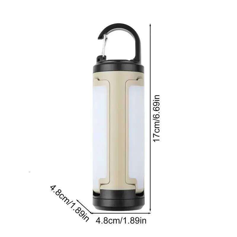 Portable Camping Lantern LY23 6 Modes Adjustable Brightness Hanging Foldable 1200mAh Emergency Light Outdoor S260302