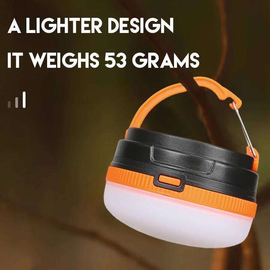 LED Mini Light 3 Modes Portable Outdoor Waterproof Lamp Emergency Lighting Magnet Hanging Camping Night Lantern S260302