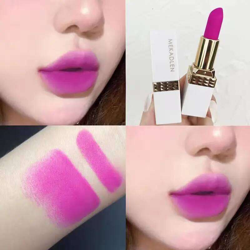 Lavender Grape Purple Rose Red Lipstick Pink Makeup Cosmetic H260302