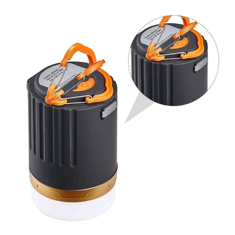 1 Set Led Tent Light Rechargeable Waterproof Camping Lamp Magnetic Hook Usb Portable Outdoor Travel Lighting Emergency S260302