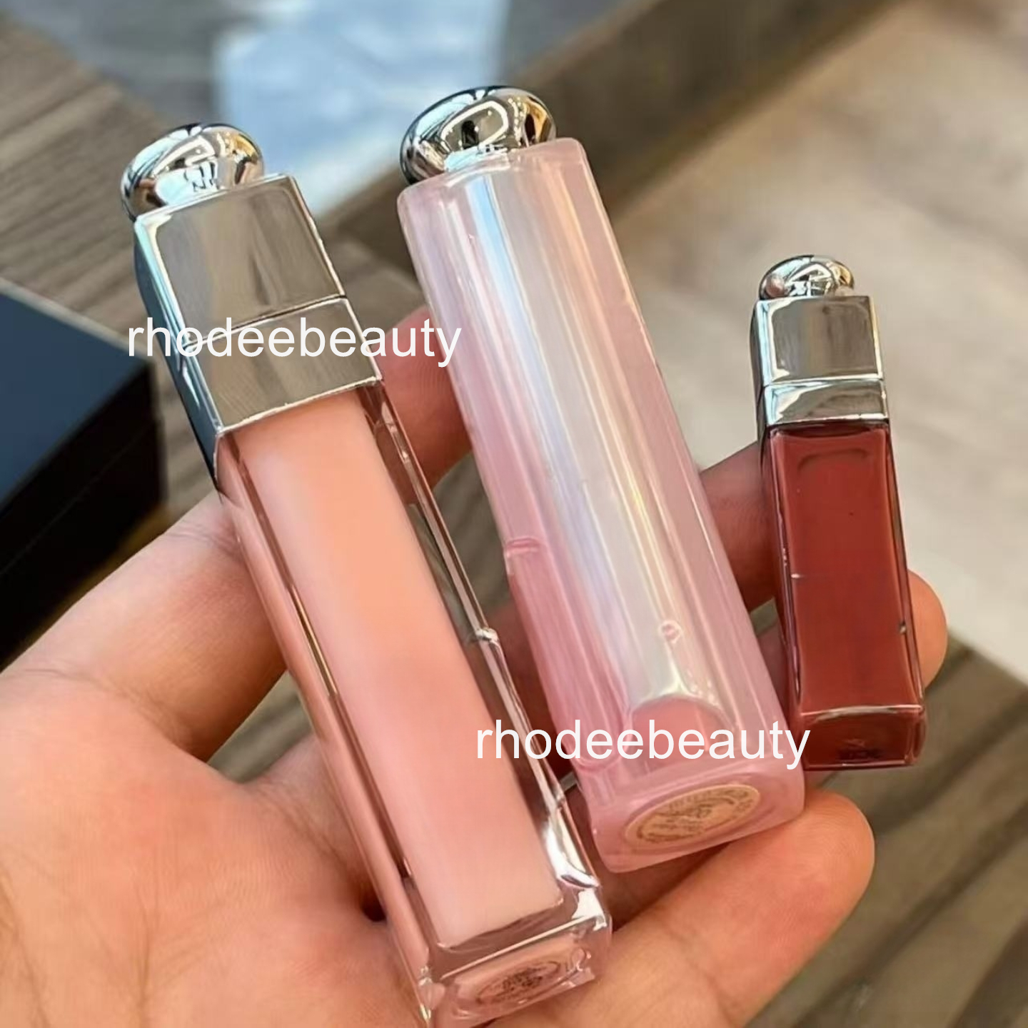 Brand Makeup Lip Gloss 3Pcs Travel Set 6ml+2ml+3.2g Lip Glow Essentials Moisturizes Liquid Lipstick Cosmetics Free Ship