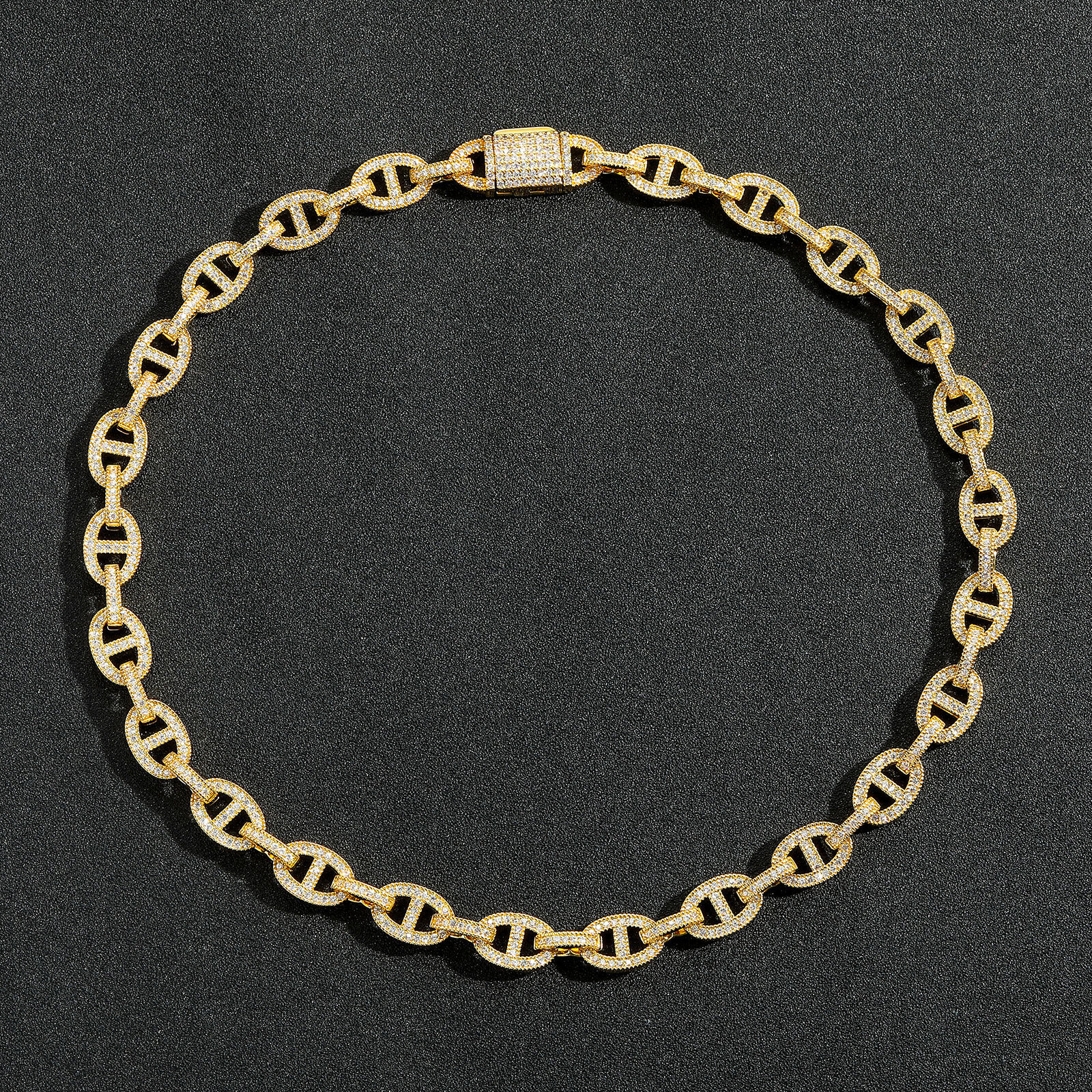 necklace 11MM pig nose chain, unique niche trendy street hip-hop men's accessory, available for dropshipping