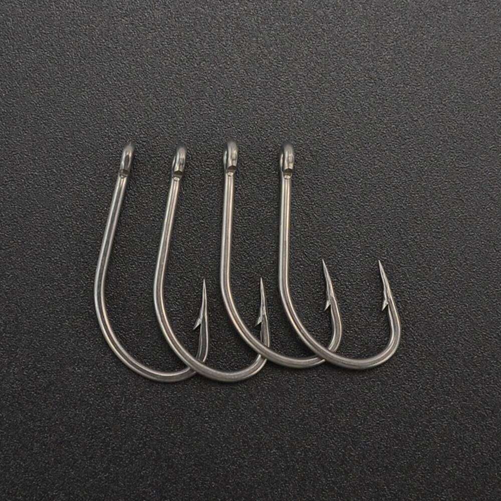 Hirisi 100pcs Carp Coating High Carbon Stainless Steel Barbed 8017 Fishing Hooks Accessories Z260228