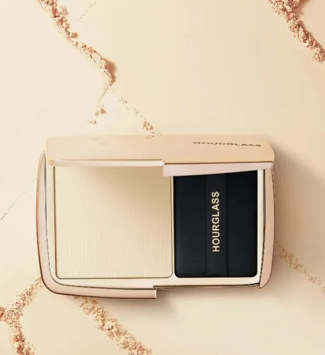 Hourglass Vanish Airbrush Pressed Powder 10.5g Face Cheek Makeup Powder Palette 3 Colors Translucent Light Medium Natural Matte Face Setting Powders